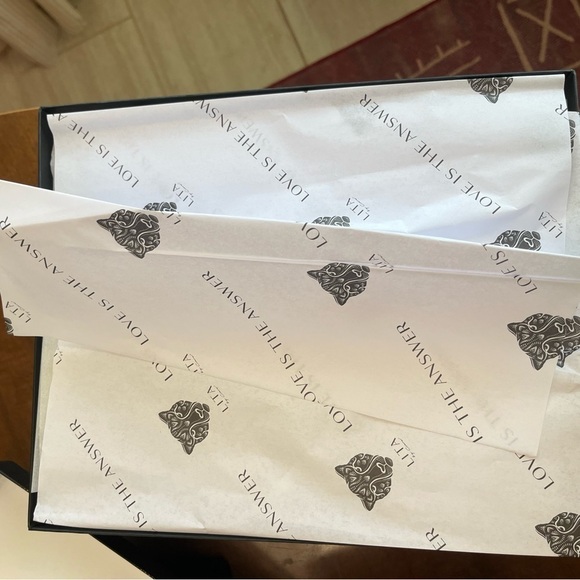 Lita by Ciara Blue Gray Solid Square Open Toe Mule Sandal Heel Size 37 - Picture 5 of 10